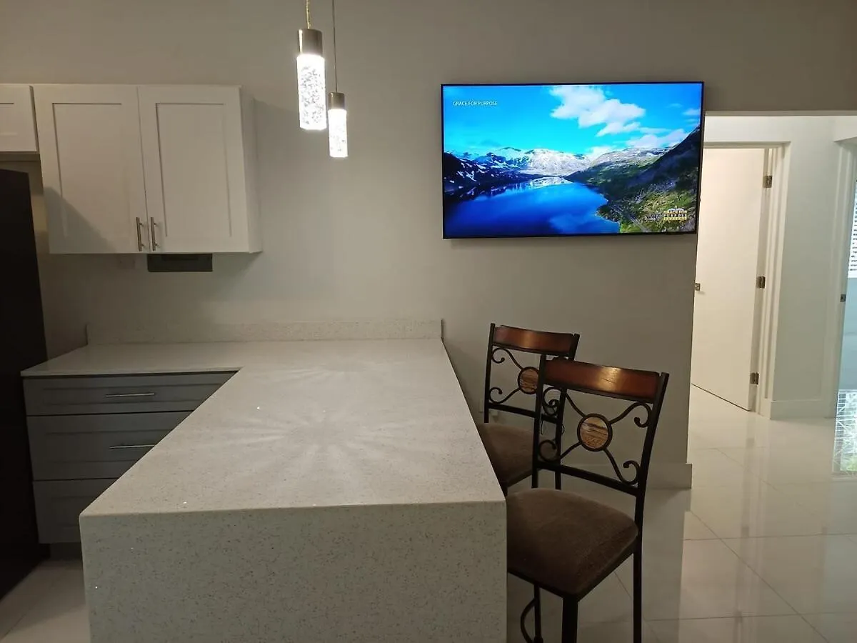 Sky Haven Retreat- 2Br Rooftop Pool, Stunning Views & Free Airport Pickup Falmouth